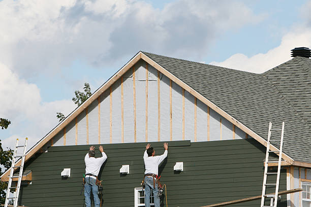 Professional Siding Replacement technician working in Lilly, PA